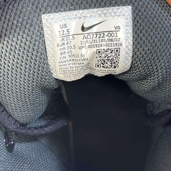 🔥🔥🔥Nike Force Savage Shark 2 Black Football Lineman Cleats Men’s Size: 12.5🔥🔥🔥 - Picture 10 of 11